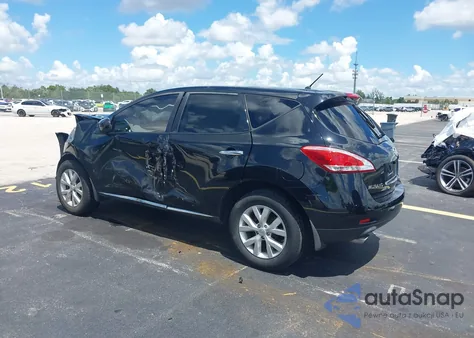2012 Nissan Murano S from USA, damaged, VIN JN8AZ1MU1CW116567